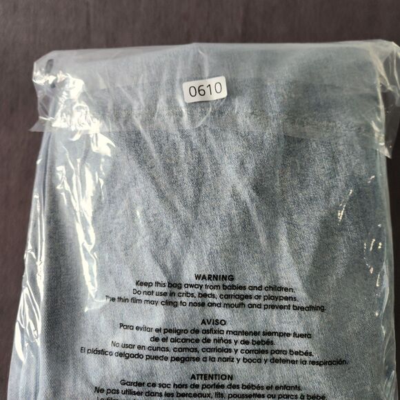 SILNT CHPTRS Jeans Womens Size 30 High Rise Baggy Wide Leg Blue - Picture 11 of 11